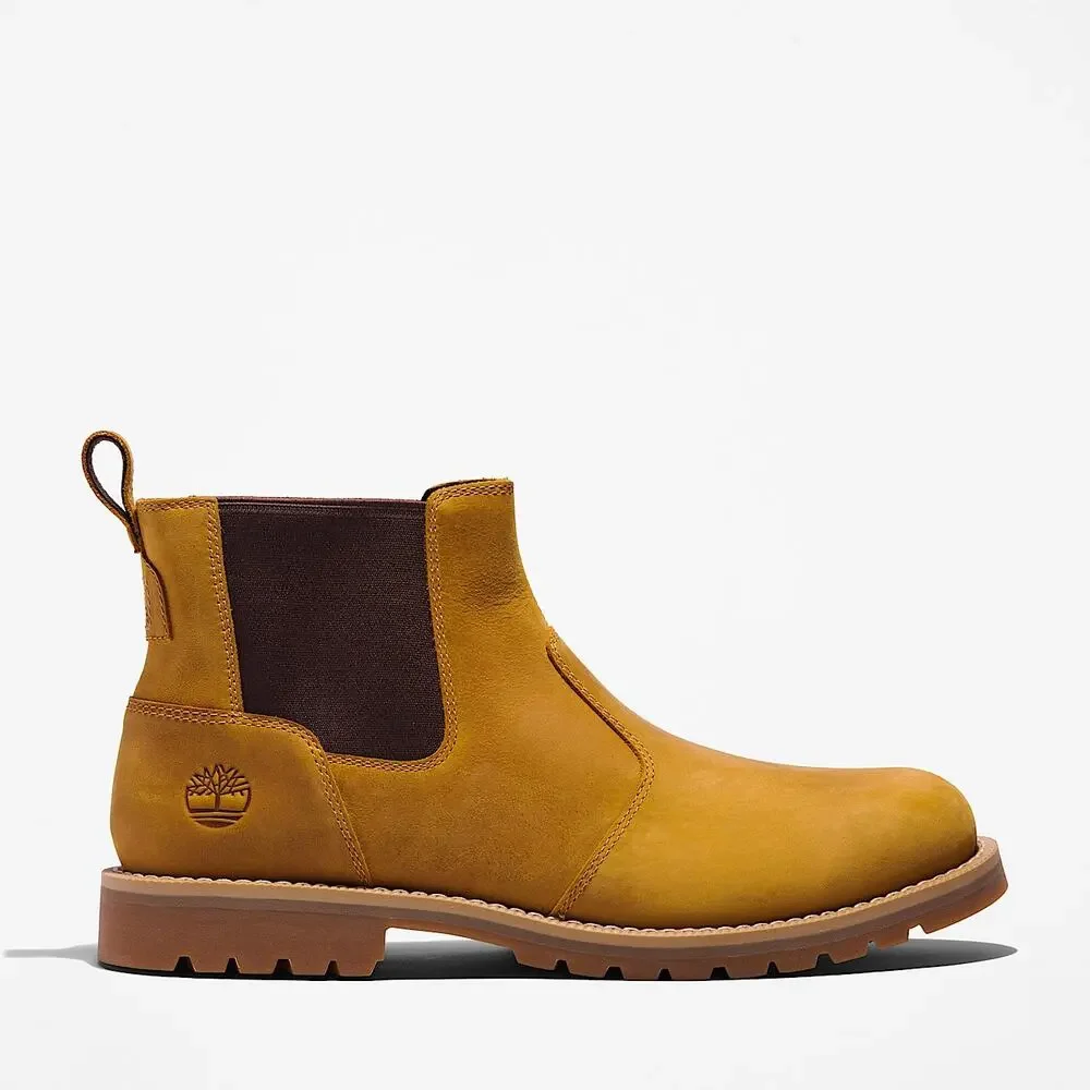 TIMBERLAND MEN'S 10 REDWOOD FALLS MID CHELSEA BOOT WHEAT NIB